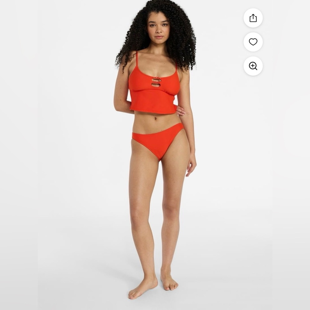 Women's Orange red XS Bikini Set NWT